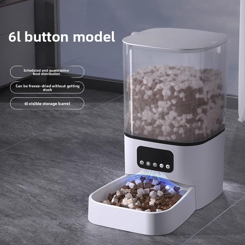 Automatic Smart Pet Feeder with Camera and Remote Control