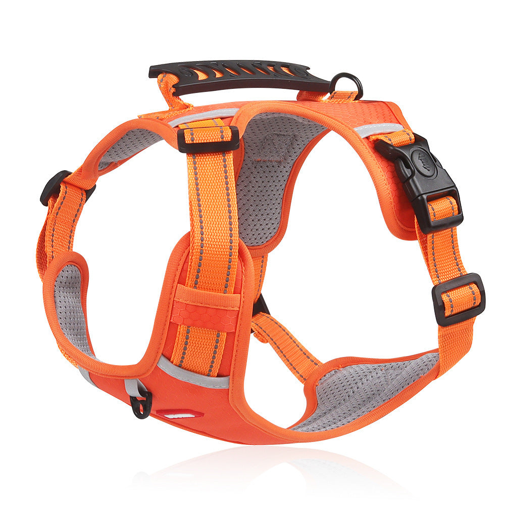 Adjustable burst-resistant dog harness, available from Pet Royale UK