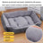 All-season pet bed with blanket and toy bone for cats and dogs, photo 4