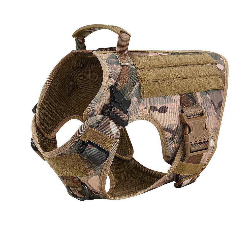 Tactical nylon collar and lead for dogs, 4 sizes available