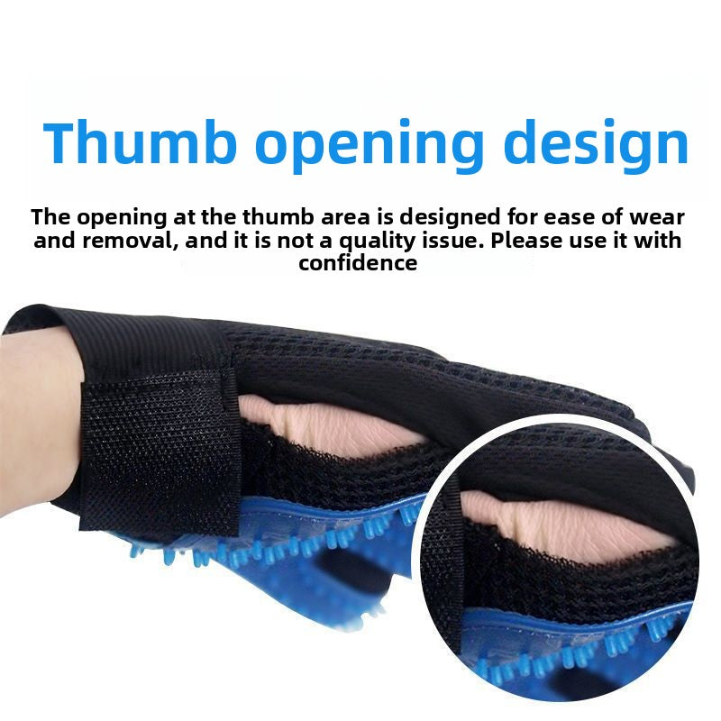 Cat Grooming Glove Brush, Gentle Deshedding Massage Mitt