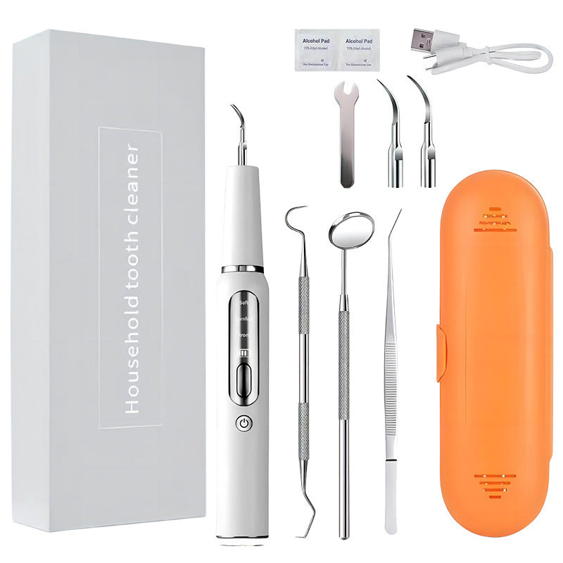 Ultrasonic Dog Tooth Cleaning Set for Home Dental Hygiene, Three-Piece Kit with Travel Box