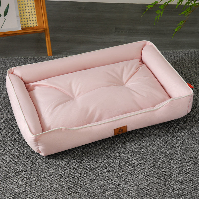 Waterproof Oxford dog bed with raised edges and soft base, photo 18