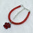 Sparkly silver chain necklace collar with paw charm for small dogs
