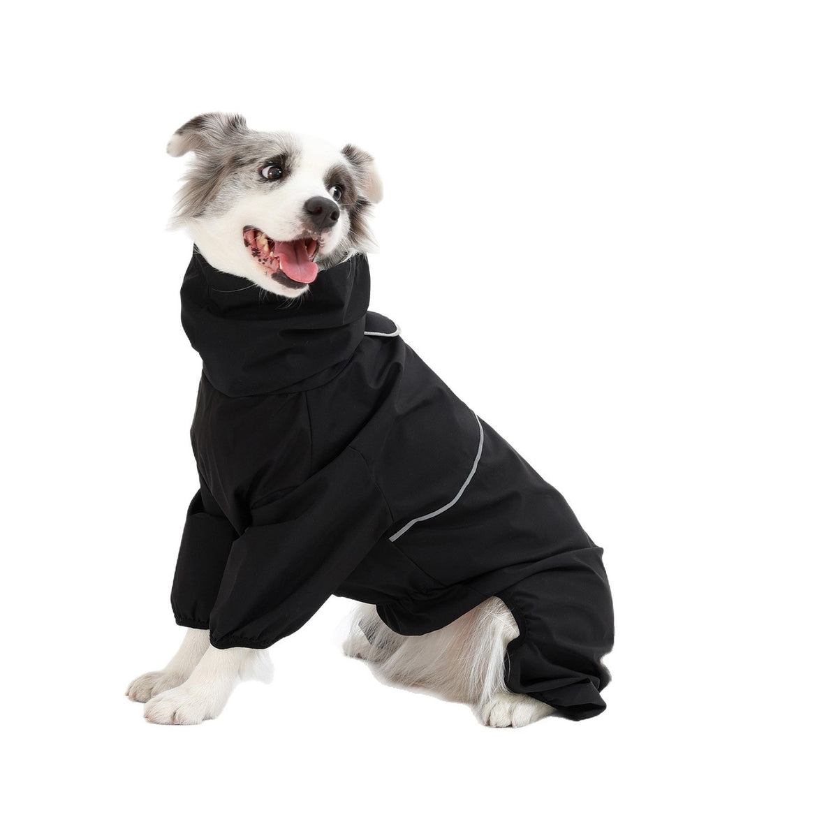 Waterproof windproof raincoat for large dogs, available in 3 colours, image 4