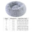 Round plush pet nest bed, photo 14 of 25