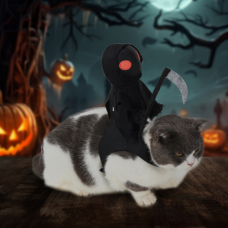 Black knight Halloween costume for dogs, in Black Knight, sizes Small to Medium, image 3