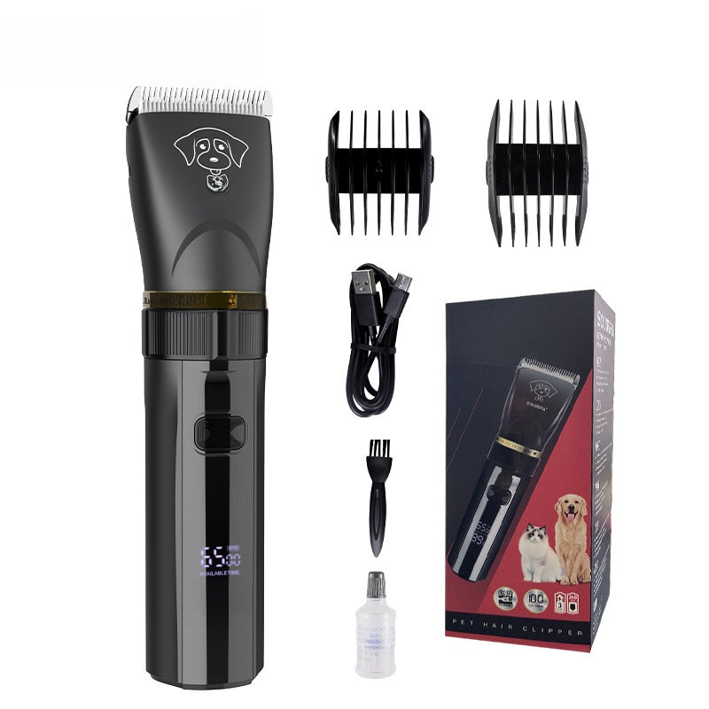 Quiet 6500 RPM Cordless Dog and Cat Clipper with Adjustable Combs