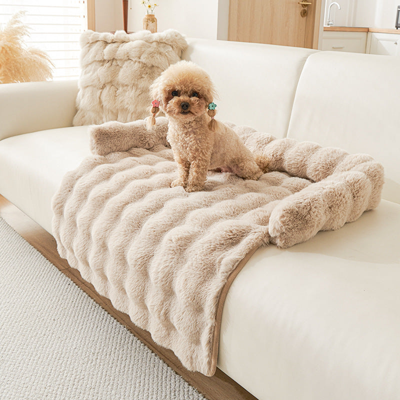 Thick square pet sofa cushion bed for dogs and cats, photo 14 of 23