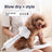 Quiet Pet Hair Dryer and Grooming Brush with Overheat Protection