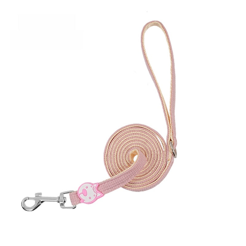Small pet vest harnesses and leads in five floral styles