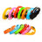 Rechargeable LED dog collars in eight glowing colours