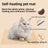 Pink footprint self-warming pet mat in 50 by 40cm