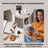 Smart Pet Feeder with 1080P HD Camera, Night Vision and App Control for Cats and Dogs