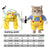 Funny pumpkin and spider Halloween costume for dogs and cats, image 54