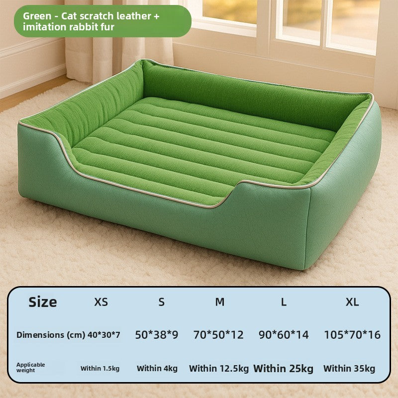 Waterproof Oxford dog crate mat with soft velvet top, photo 28 of 68