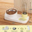 One-Piece Integrated Pet Feeder with Water Dispensing and Stainless Steel Bowl Option
