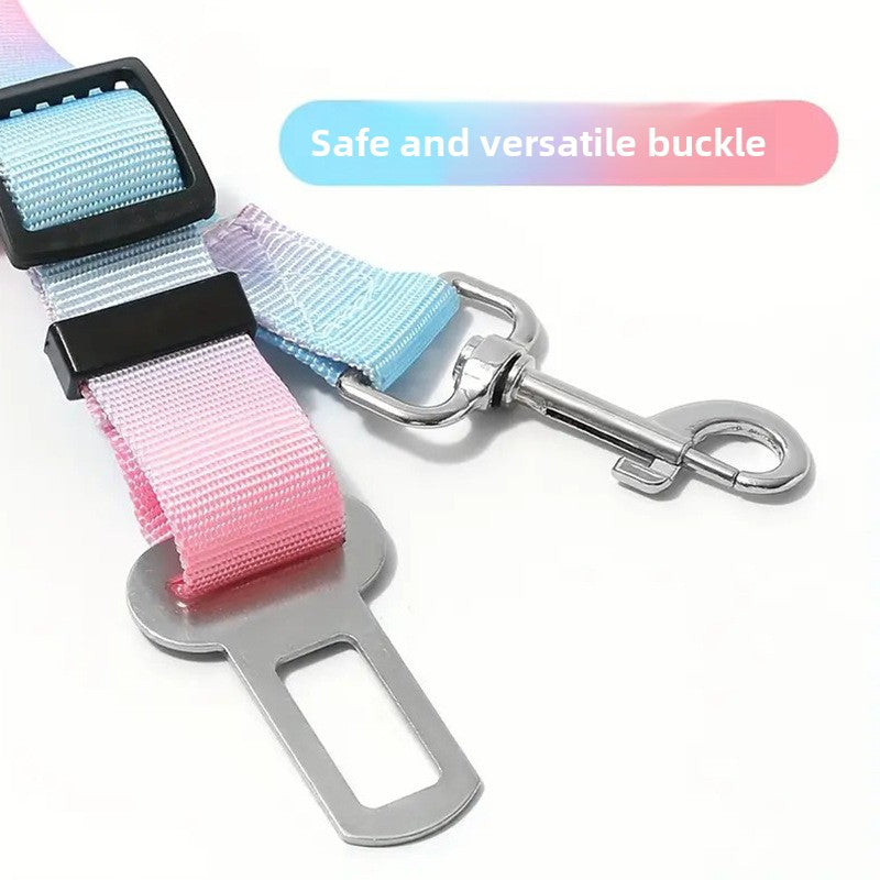 Retractable dog car seat belt lead with buckle clip, product image 5