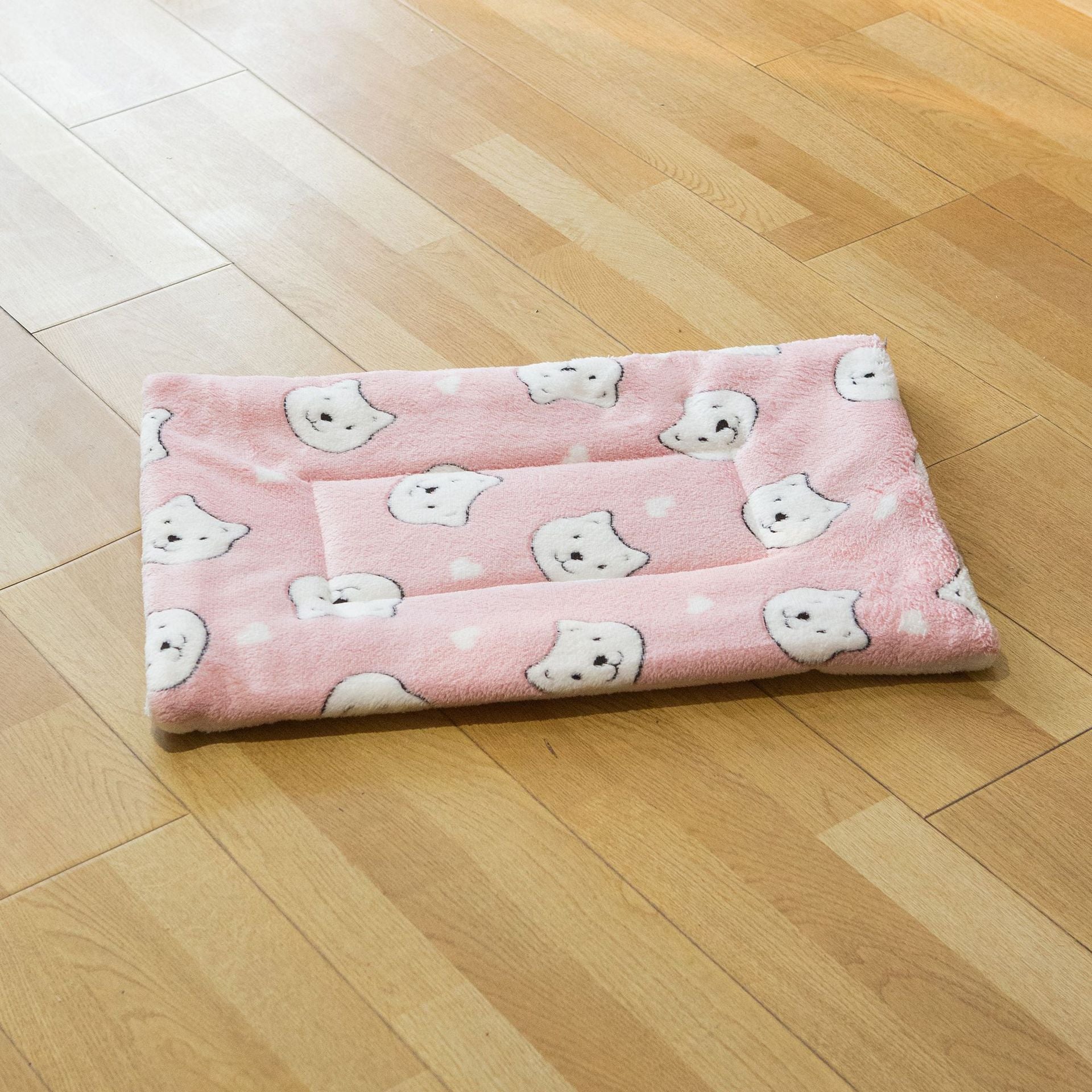 Cotton Linen Pet Bed Mat for Dogs and Cats, Washable Cushion, 32-89cm, 6 Sizes, 13 Prints