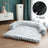 Fuzzy Blanket Pet Bed with Washable Removable Cover