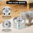 3L Stainless Steel Automatic Pet Water Dispenser with Filter for Cats and Dogs