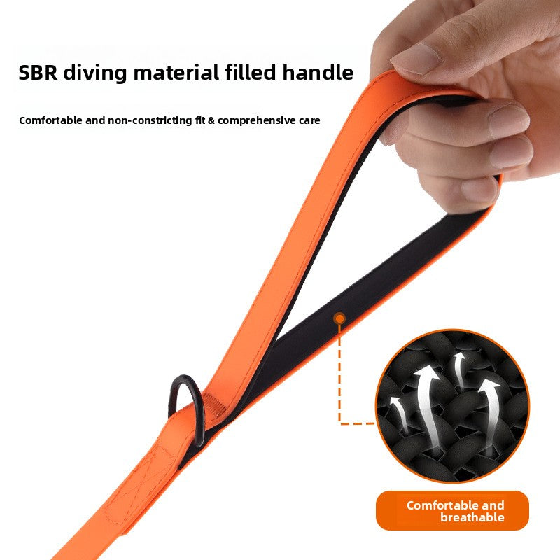 PVC waterproof dog walking lead, ideal for everyday use