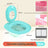 Cat Litter Box Training Kit with High Splash Guard Walls