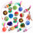 Foldable three-way cat tunnel toy in 20 Piece Cat Toy Set