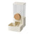 Hanging gravity pet feeder and water dispenser for cages in two tone colours, view 4