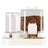 Transparent Automatic Cat Feeder Bowl with Water Dispenser in Cat Ear and Flat Top Styles
