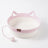 Woven rattan cat bed with cat ears and toy ball, view 74