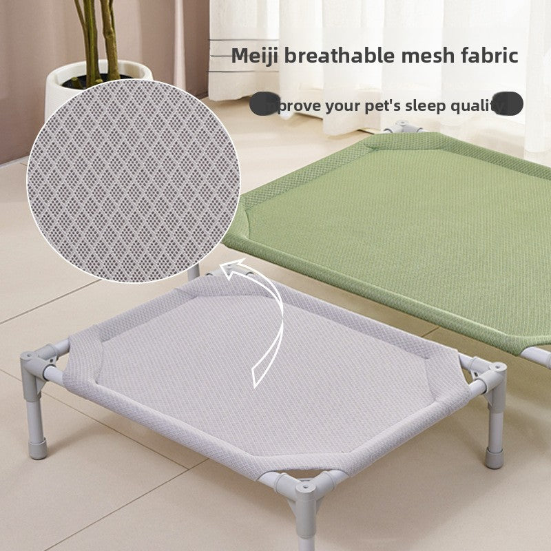 Thickened Mesh Pet Kennel Bed, Breathable All-Season Nest