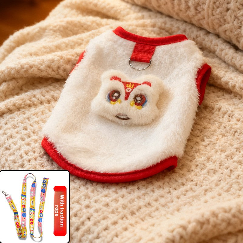 Double sided fleece cat vest, available in 16 styles, image 70