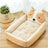 Cartoon Animal Pet Nest Bed, Soft Padded Mat for Cats and Dogs