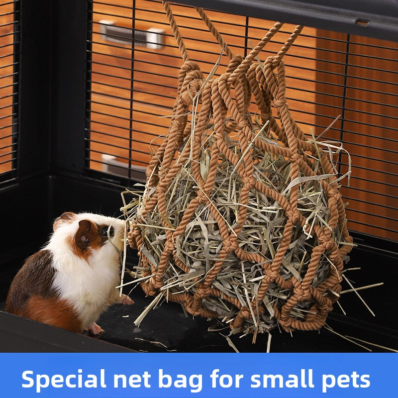 Hanging hay net bag for rabbits and guinea pigs from Pet Royale, photo 4 of 7