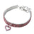 Rhinestone elastic pet collar with charm in White Bone, close-up detail