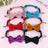 Striped cat collar with velvet bow, ideal for everyday use