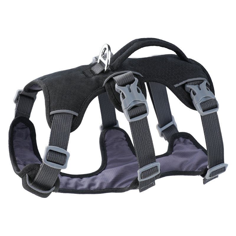 Reflective padded vest harness for small dogs, 5 sizes available