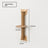 Wall-mounted wooden cat furniture with sisal, further angle view
