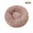Round Plush Donut Bed for Dogs and Cats, Calming Nest, Washable, 40-80cm, 12 Colours