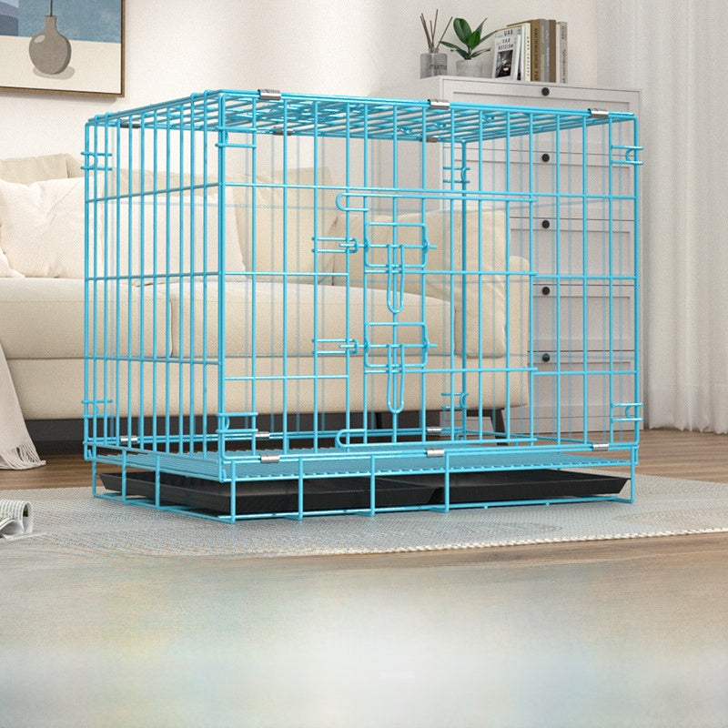 Foldable iron pet crate for small dogs, detail photo 18