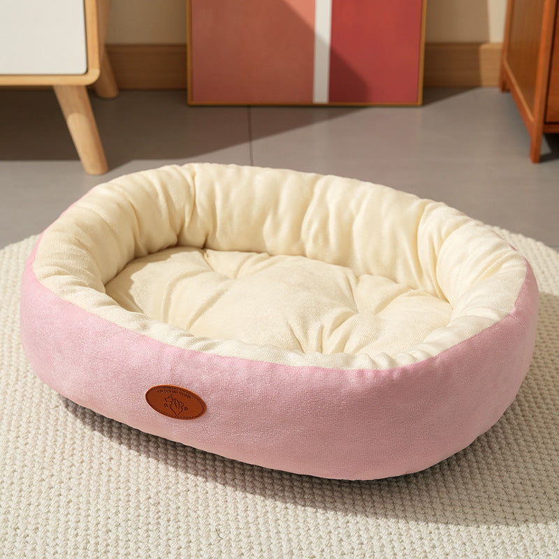Oval pet nest bed for cats and dogs, additional product photo