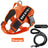Vest dog harness with braided rope lead set in red, product image 51