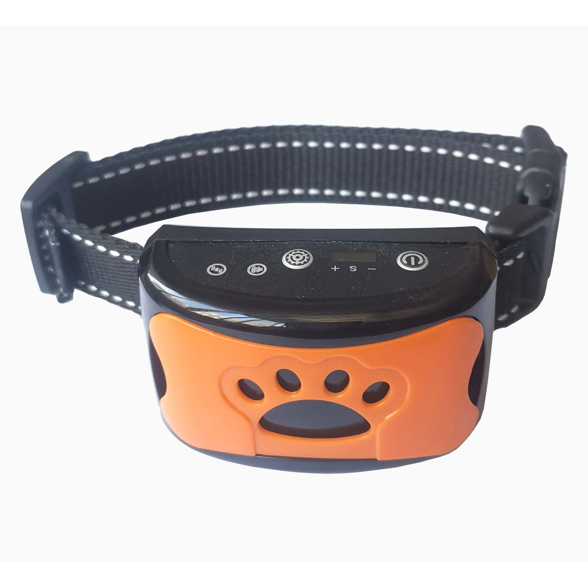 Rechargeable vibration anti-bark dog collar in bright colour, product image 4