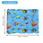 Ice silk PVC pet cooling mat, size 40 x 50cm Fish