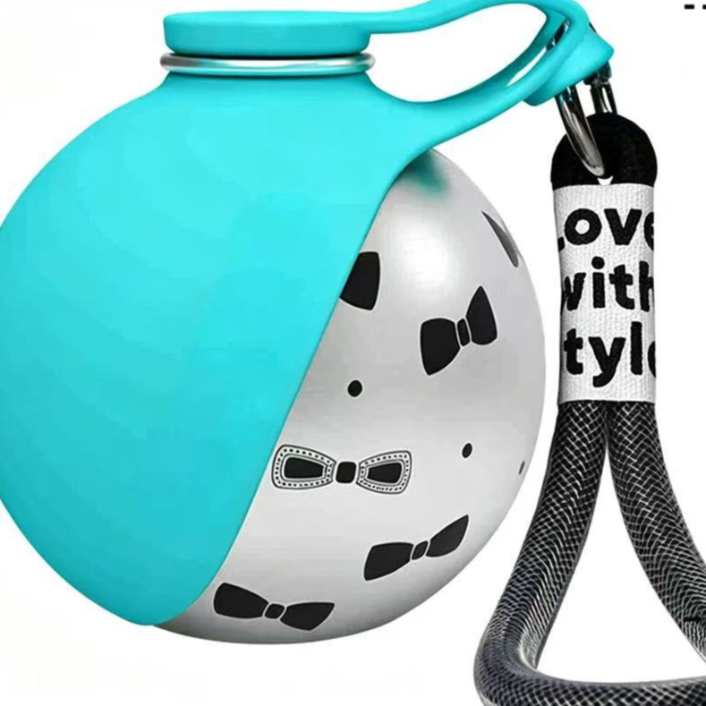 Portable Pet Water Bottle with Foldable Cup