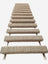 Cat climbing ladder and bridge with sisal steps, close-up detail view