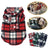 Plaid summer shirt for small dogs and cats, available in 3 colours, image 1