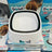 Automatic Pet Water and Food Bowl in White PP Plastic with Removable Parts for Small Pets