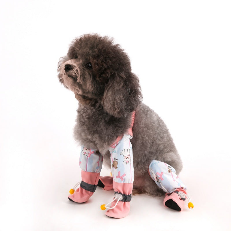 Four leg dog trousers with booties, available in 7 styles, image 3